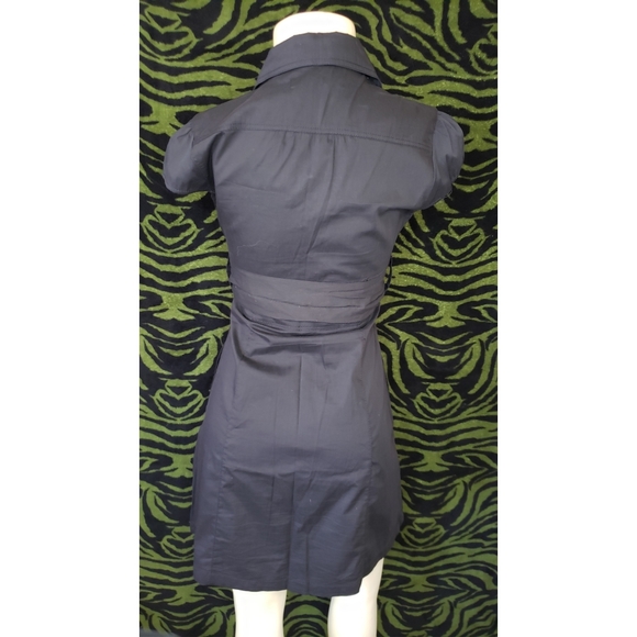 F21 Black collared button up s/s dress size S - Picture 9 of 10